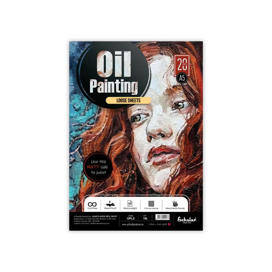 Scholar 300 Gsm Oil Painting Paper - Loose Sheets