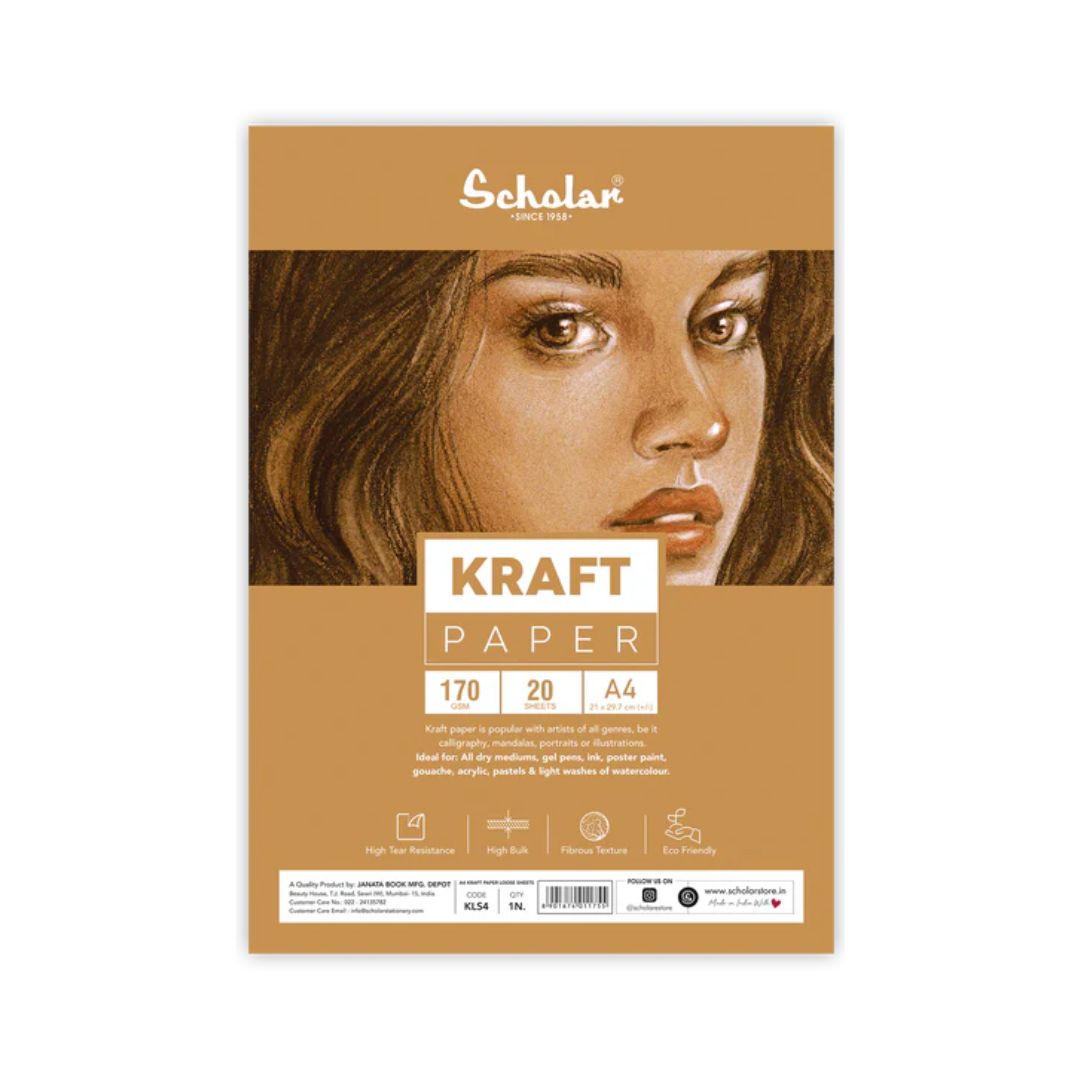 Scholar 170 Gsm Kraft Paper - Loose Sheets