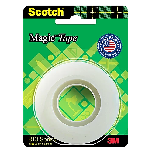 Scotch Magic Tape Refill Roll - 2cm, 810 Series, 19 mm x 32.9 m, 1 pc