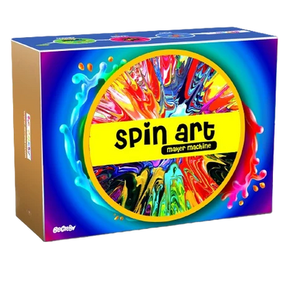 BeCrea8v Spin Art Machine – DIY Motorized Painting Kit for Kids