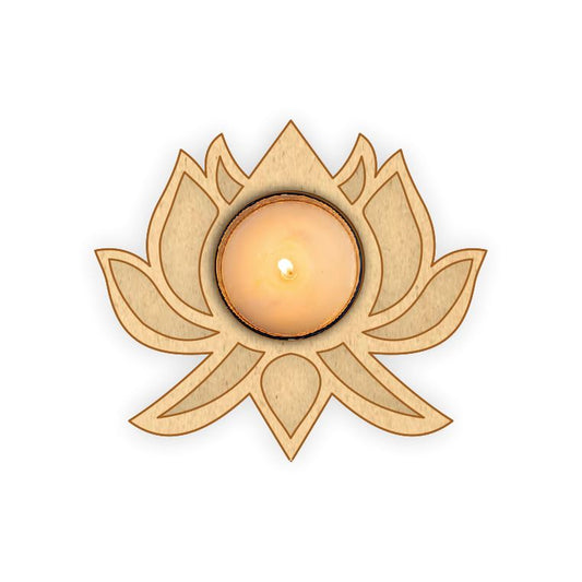 Tea Light Holder - Lotus