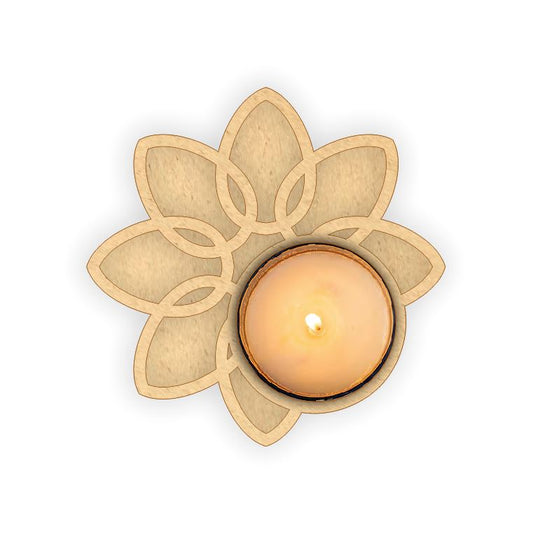 Tea Light Holder - Flower 3