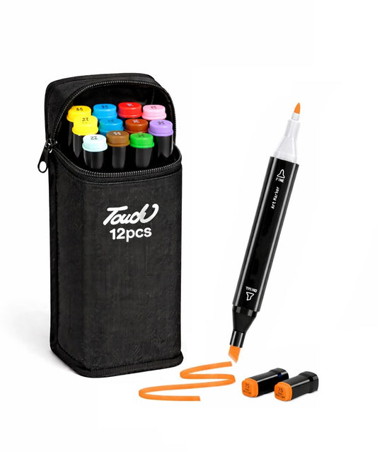 Touch Cool Alcoholic Markers, Dual Tip