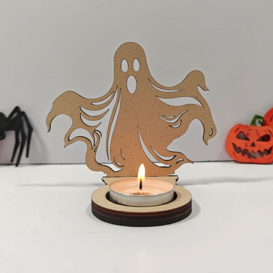 Halloween Tea Light Holder - Ghost