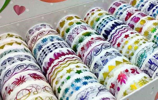 Washi Tape Gold Print