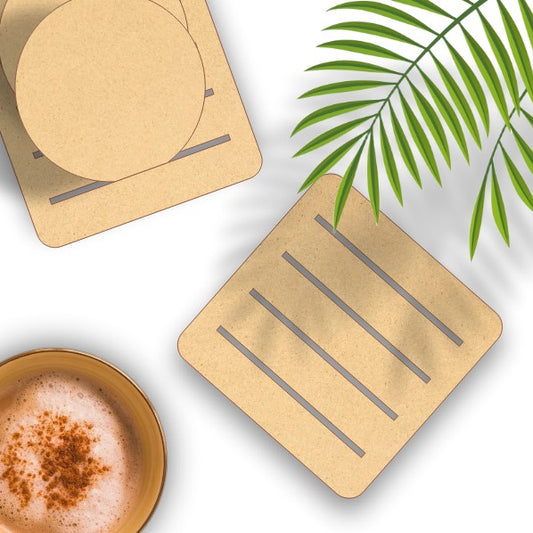 MDF Tea Coasters Stand