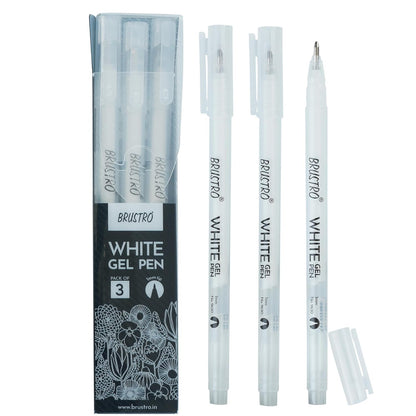 BRUSTRO White Gel Pens