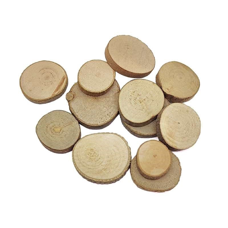 Round Wooden Slices 100g