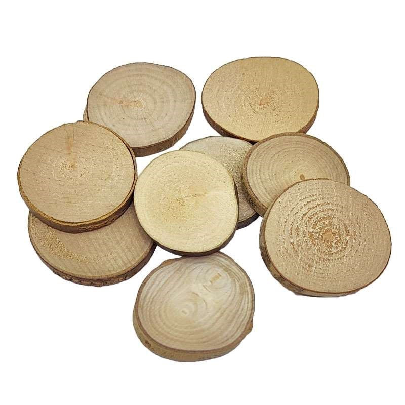 Round Wooden Slices 100g