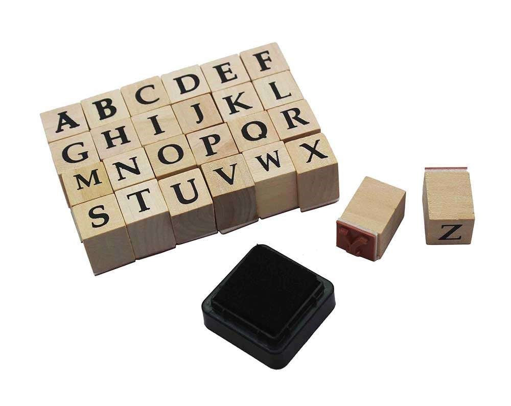 Wooden Alphabets Stamp