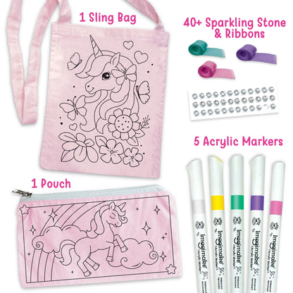 Imagimake Fabric Art Unicorn | DIY Craft Kit for Girls
