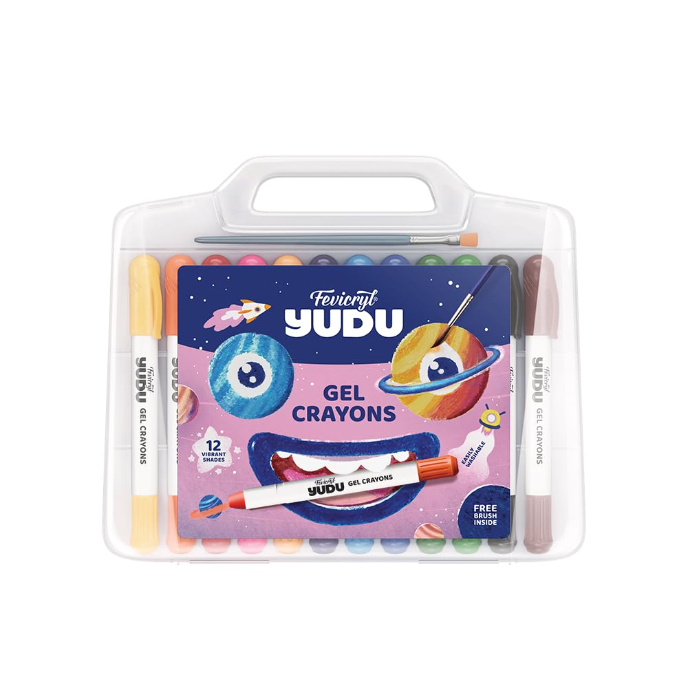 YUDU Gel Crayons - 12 shades