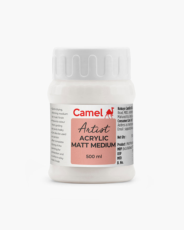 Camel Acrylic Matt Medium 500ml