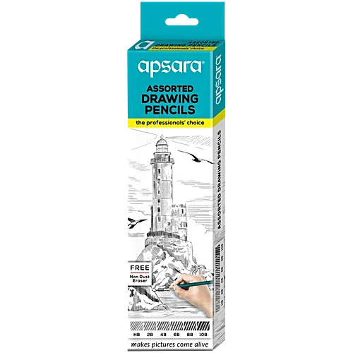 Apsara Assorted Drawing Pencils