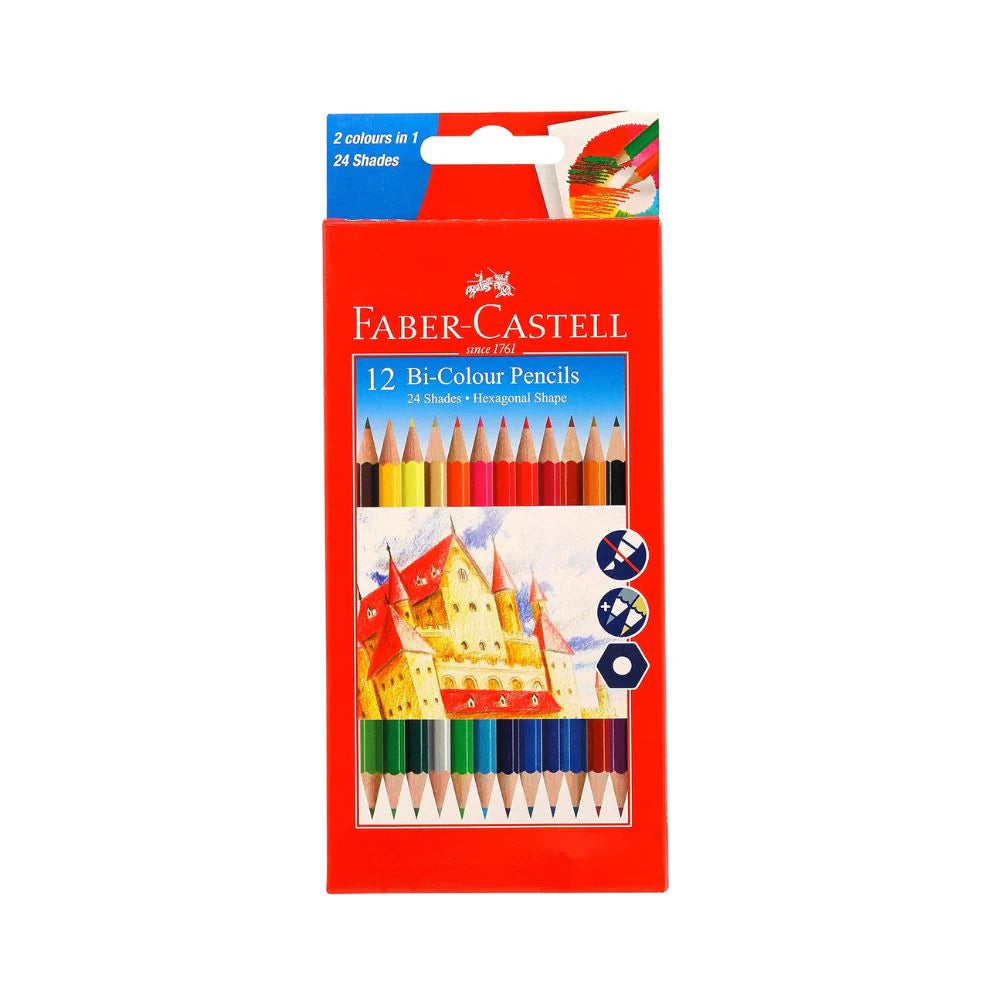 Faber Castell Bi-Colour Pencils Set