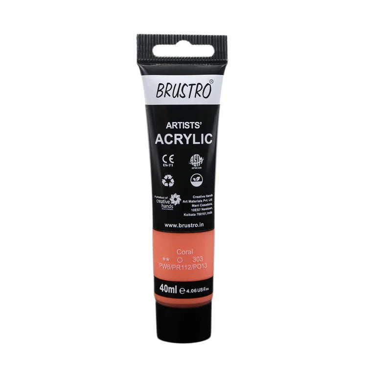 BRUSTRO Artists Acrylic Paint Tube - 40ml