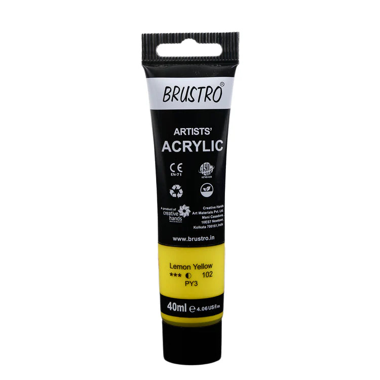 BRUSTRO Artists Acrylic Paint Tube - 40ml