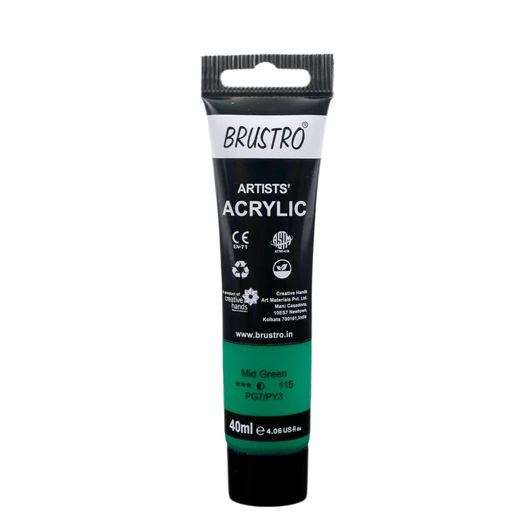 BRUSTRO Artists Acrylic Paint Tube - 40ml