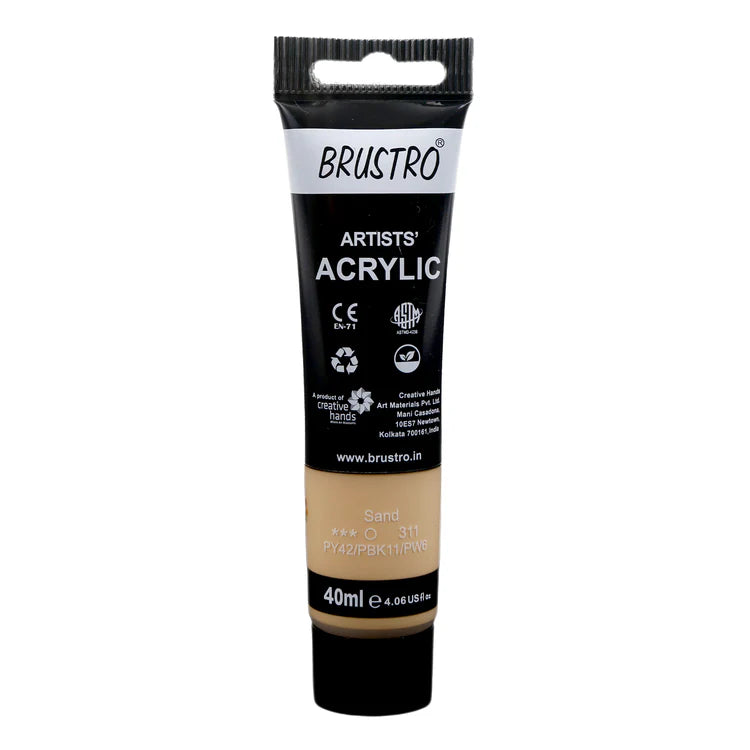 BRUSTRO Artists Acrylic Paint Tube - 40ml