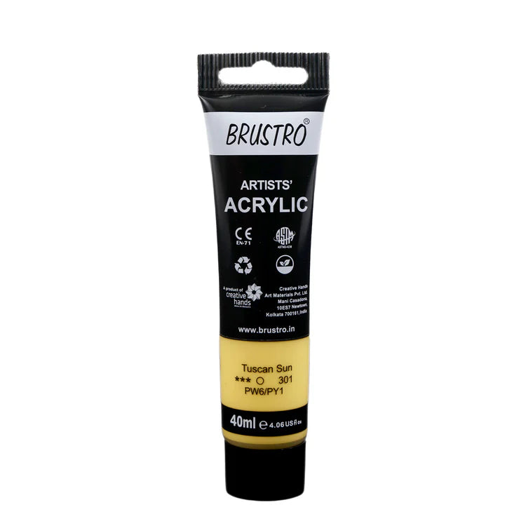 BRUSTRO Artists Acrylic Paint Tube - 40ml
