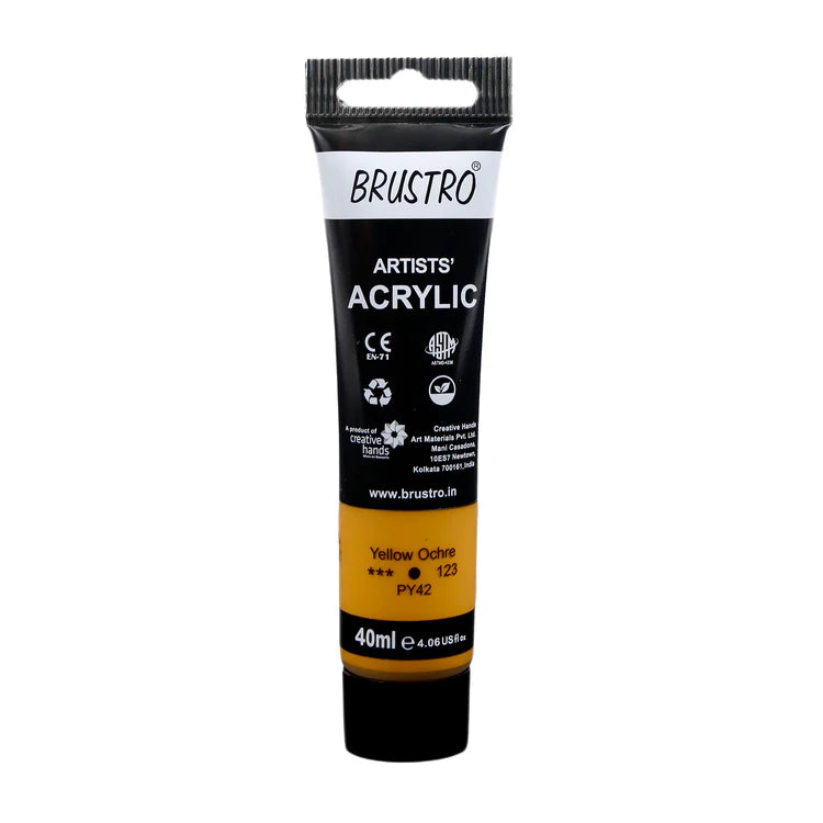 BRUSTRO Artists Acrylic Paint Tube - 40ml