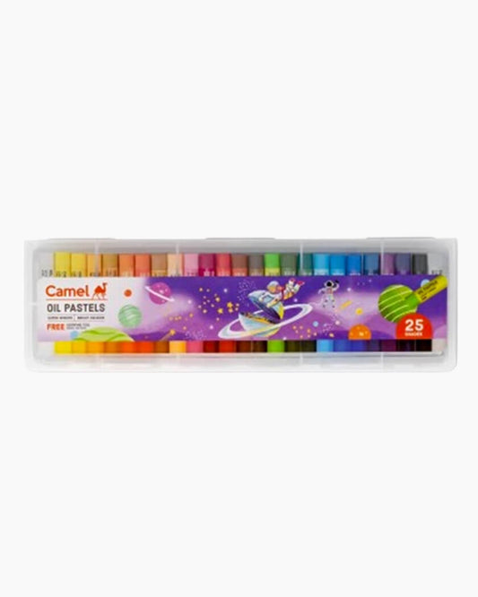 Camel Oil Pastels Plastic Box