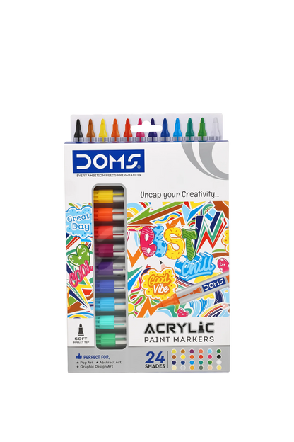 DOMS Acrylic Markers