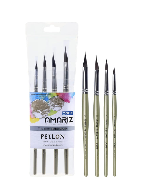 DOMS Amariz Artist Essentials Petlon Petal Paintbrush Set of 4