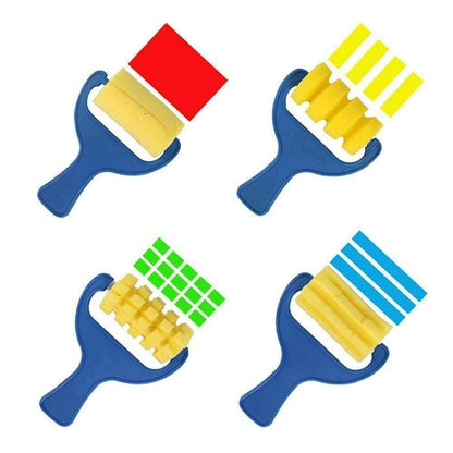 4Pc Sponge Roller Set