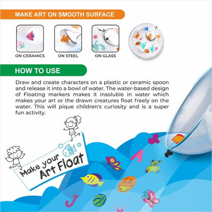 FLAIR Creative Series Water Floating Painting Broad Marker Pen