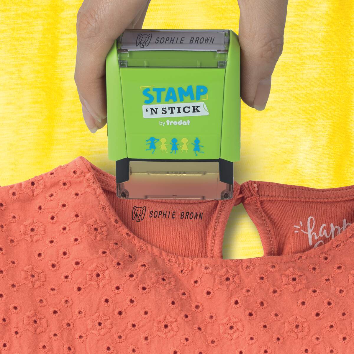 Trodat Stamp 'N Stick Typomatic