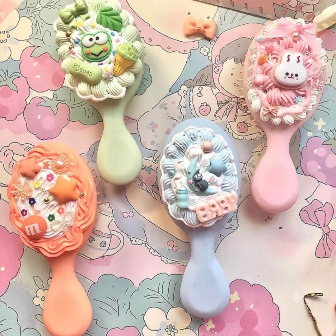 DIY Decoden Hair Brush Kit