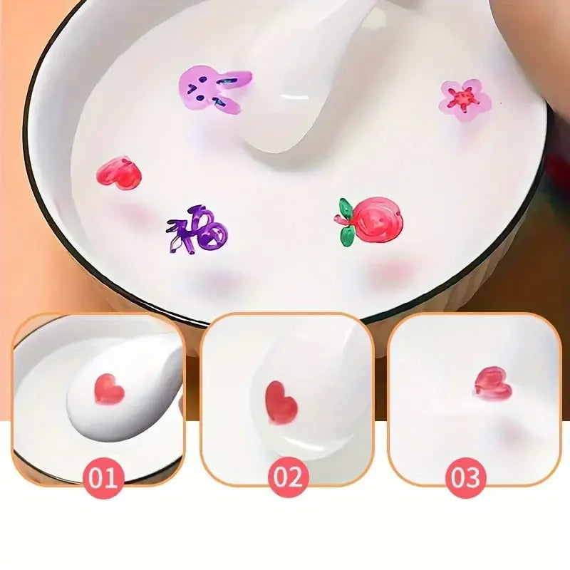 Floating Water Painting Pen Set – 8 Magical Colors