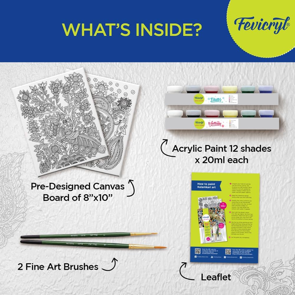 Fevicryl DIY Art of India Kalamkari Art kit