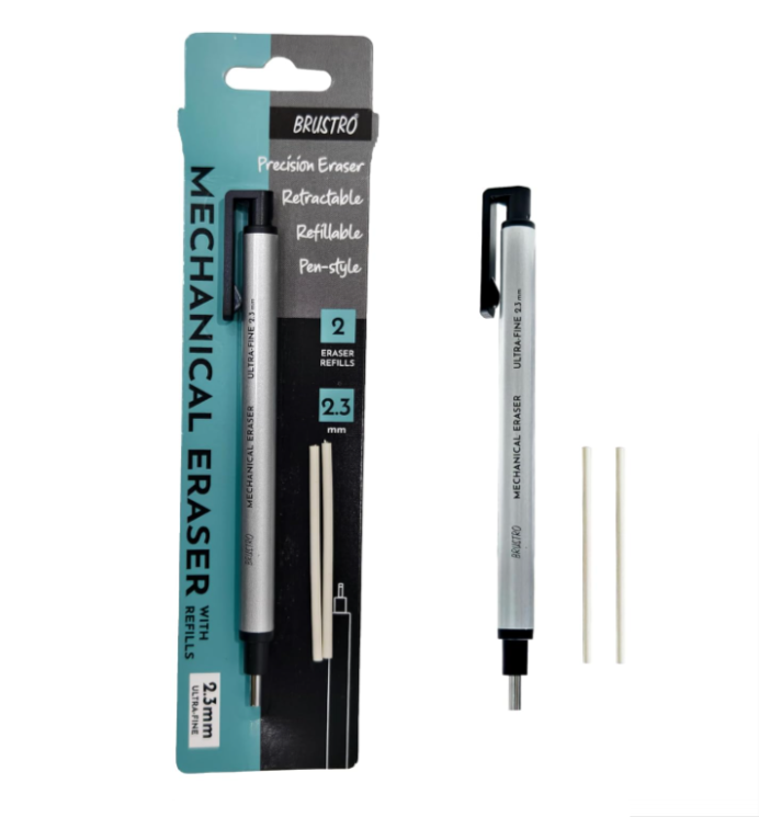 BRUSTRO Mechanical Precision Retractable Eraser