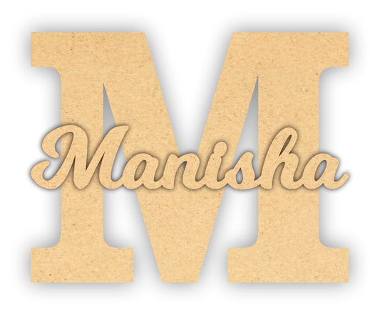 MDF Monogram & Name