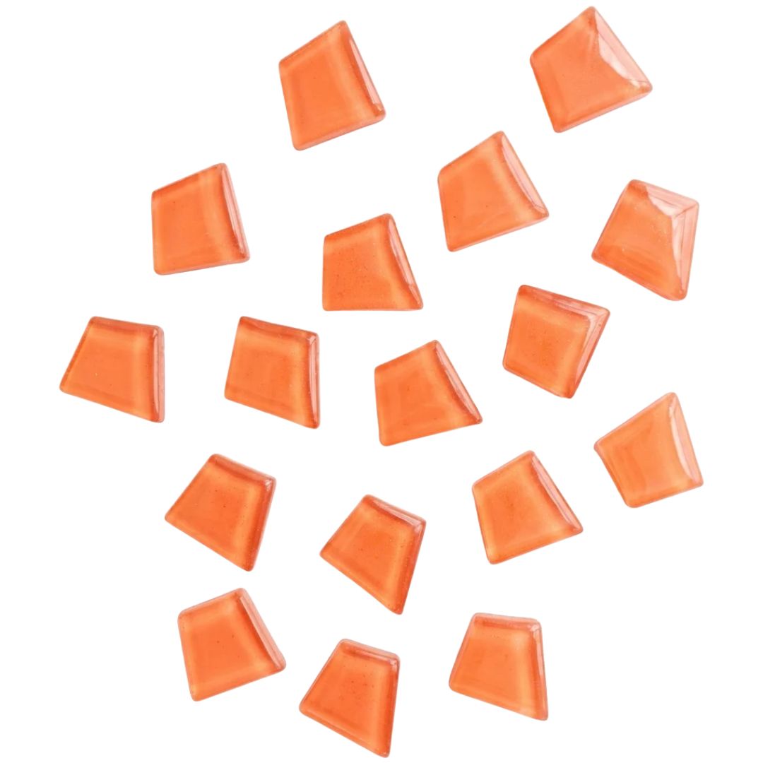 Irregular glossy trapezoid Mosaic Tiles, 215g