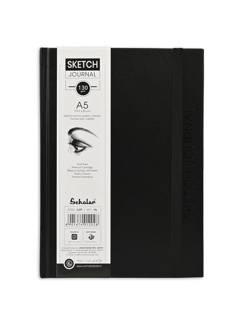 Scholar Sketch Journal Book, 130gsm