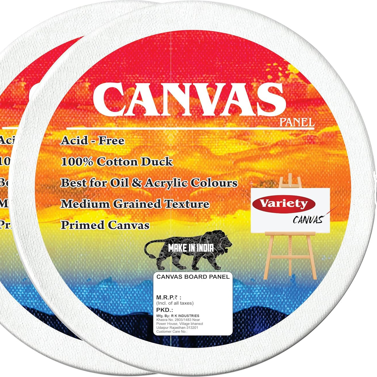 Variety Round Canvas