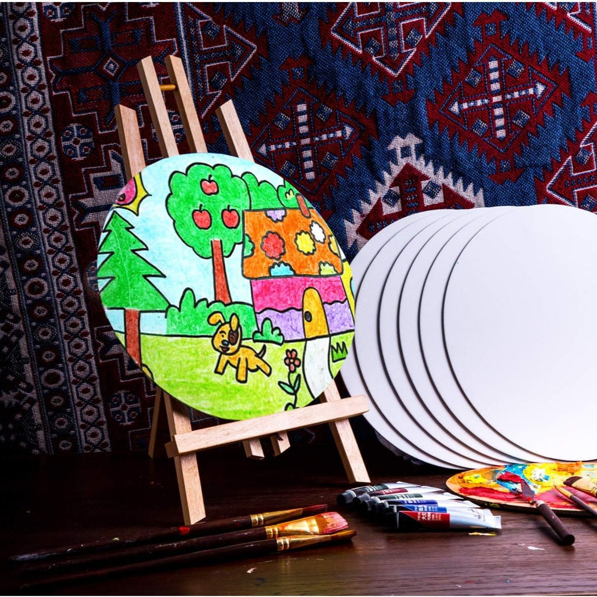 Variety Round Canvas