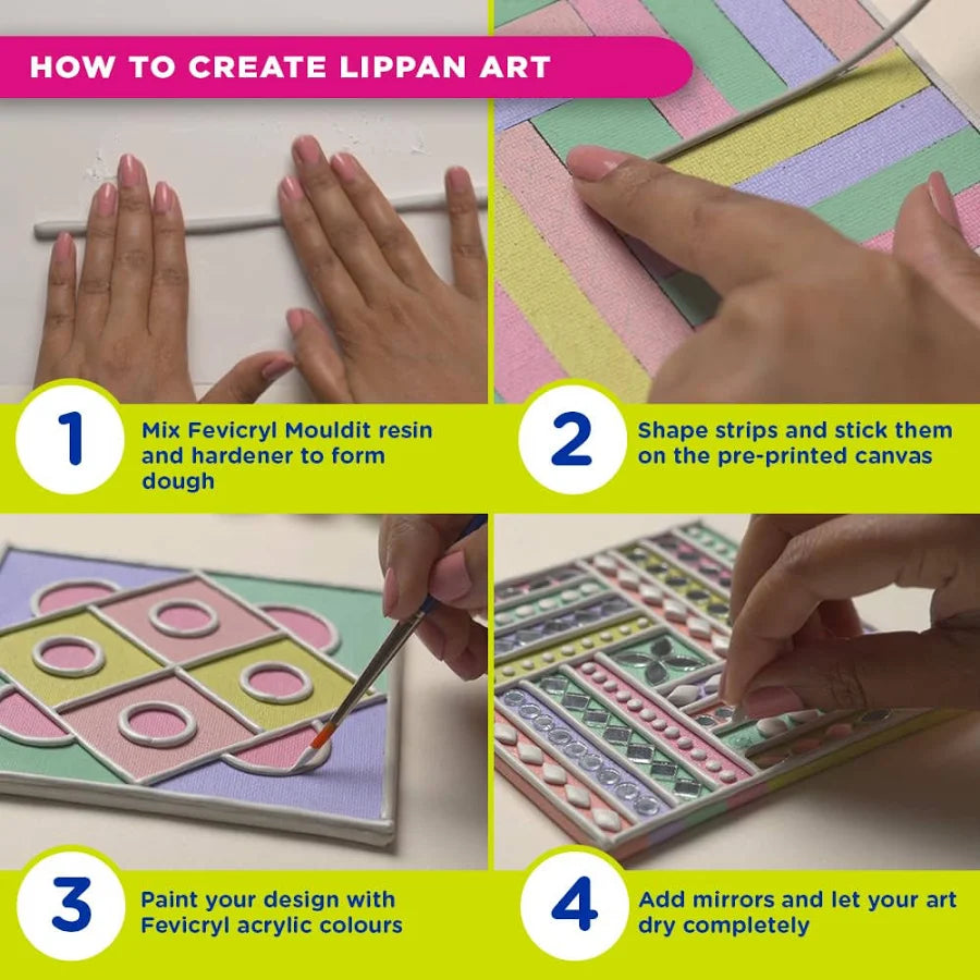 Lippan Art Kit | Fevicryl