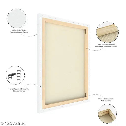 Variety Pine Stretched Canvas