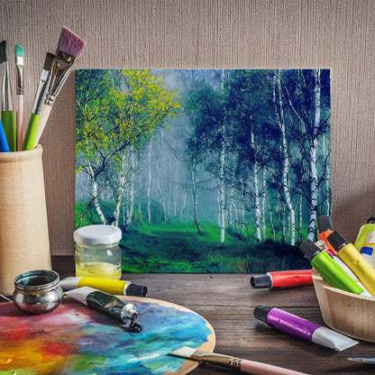 Variety Pine Stretched Canvas